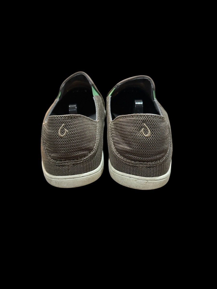 Olukai Nohea Mesh Mens Size 12M Mustang/Lime Peel Slip On  display picture 3