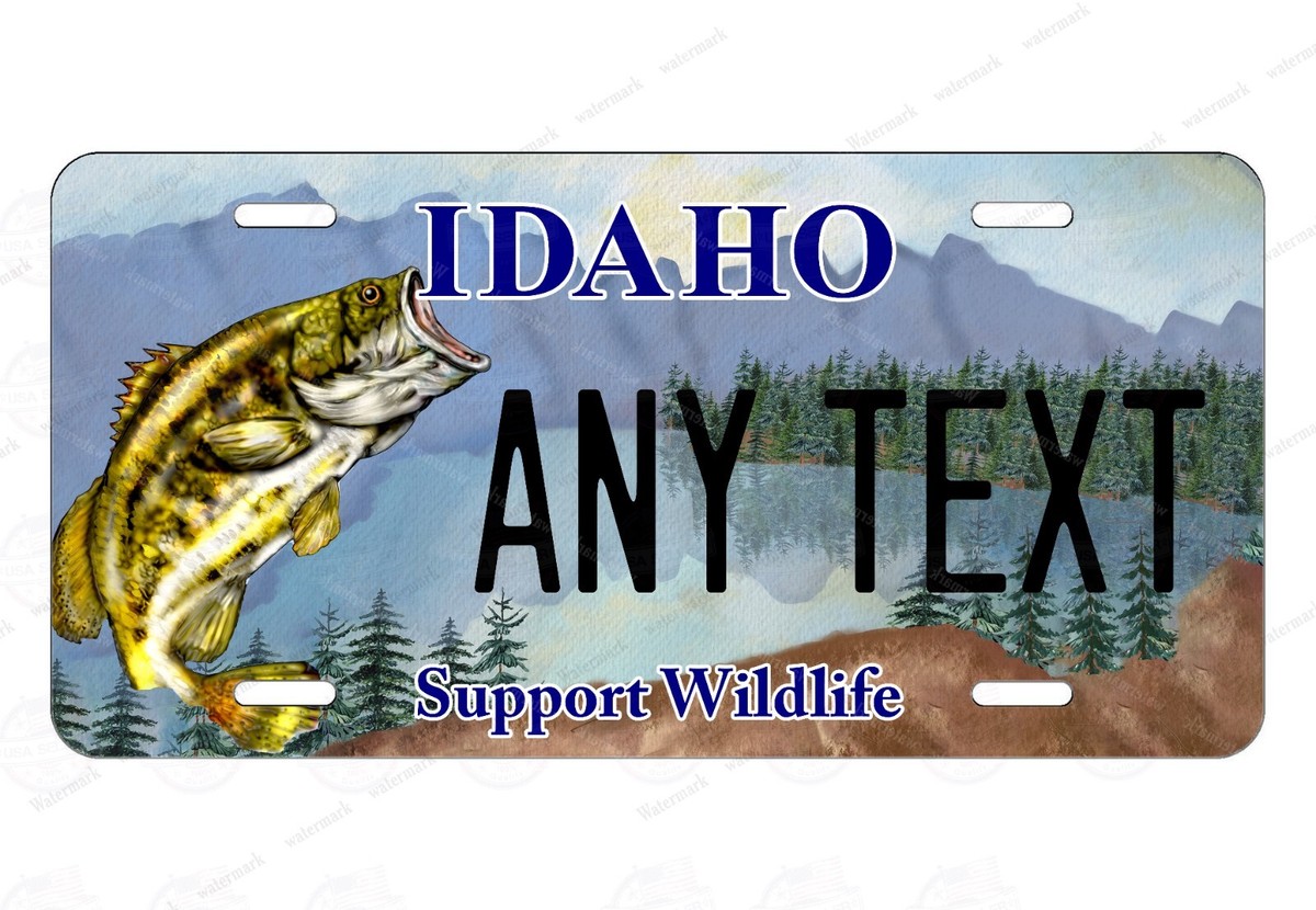 Idaho Support Wildlife 1995 License Plate For Auto Car Bike ATV