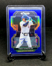 TRES GONZALEZ 2022 Panini Prizm Draft Picks Blue Prospect Auto RC /99 PACK FRESH