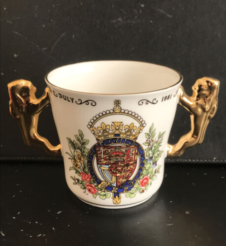 Paragon China 1981 Royal Wedding Charles & Diana commemorative loving cup - Picture 4 of 8