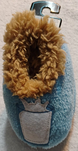 Snoozies Foot Covering Blue Milk & Cookies Toddlers Size Small 5/6 NWT - Picture 3 of 6