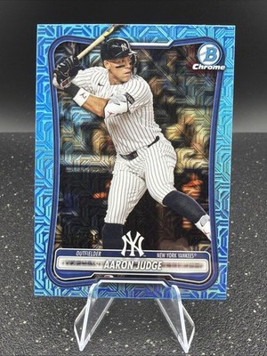 Aaron Judge 2026 Bowman Chrome Mega Box /499 Blue Mojo Refractor #1