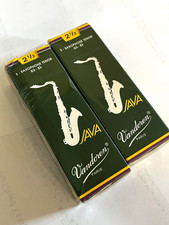 Vandoren Java Tenor Saxophone Reeds Strength 2 1/2 Green box Sealed Boxes