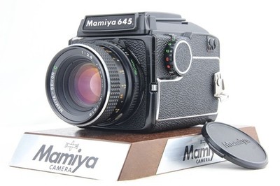 [ NEAR MINT w/ Waist Level Finder ] MAMIYA M645 + SEKOR C 80mm f/2.8 Lens