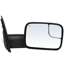 Tow Mirrors Power Heated Black No Turn Signal 1998-2001 For Dodge Ram 1500 2500 Tow Mirrors Power Heated Black No Turn Signal 1998-2001 For Dodge Ram 1500 2500