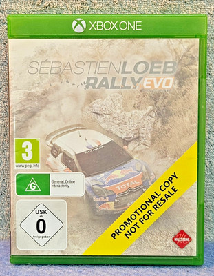 Sebastien Loeb Rally Evo Xbox One Promo Edition Not For Resale Rare Game