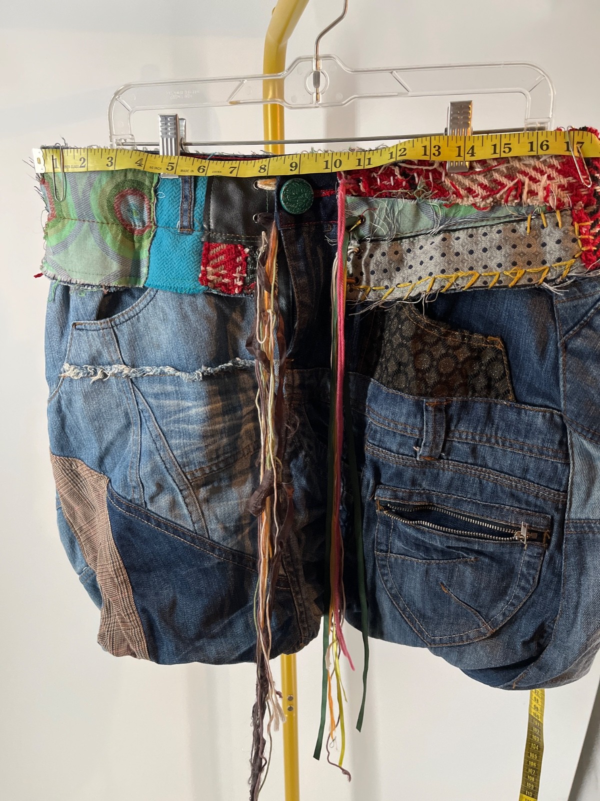 Desigual patchwork mini skirt with bubble hem - image 1