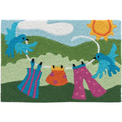 Jellybean The Heist Accent Rug 20x30 Washable Indoor Outdoor