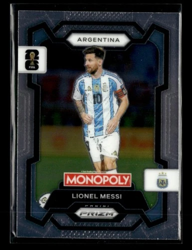 Lionel Messi 2026 Panini Prizm Monopoly FIFA World Cup Soccer Base #1 ⑥ \[zjB10
