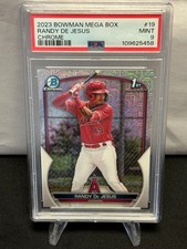 2023 Bowman Chrome Mega Box Randy De Jesus Chrome 1st Bowman PSA 9