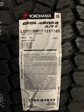 2 New LT 315 70 17 LRE 10 Ply Yokohama Geolandar A/T4 All Terrain Tires