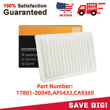AF5432 17801-20040 Engine Air Filter For Lexus RX350 2007 2008 2009 - 2015 3.5L