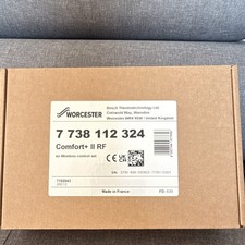 Worcester Comfort+ II RF Wireless Thermostat Control Set White MPN 7738112324