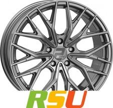 2DRV WH37 daytona grau lackiert 8.5x20" ET25 LK5 112 ML 66.6 Alufelgen 20 Zoll