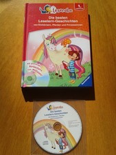 2 Kinderbücher Leserabe 1. Lesestufe Tiergeschichten CD