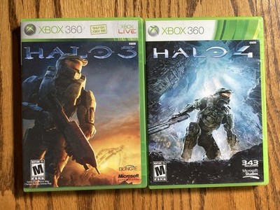 Halo 3 & 4 LOT (Microsoft Xbox 360) Both CIB & Tested FREE SHIPPING