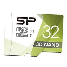 Silicon Power 32GB 3D NAND High Speed MicroSD Card with Adapter 32.0 GB