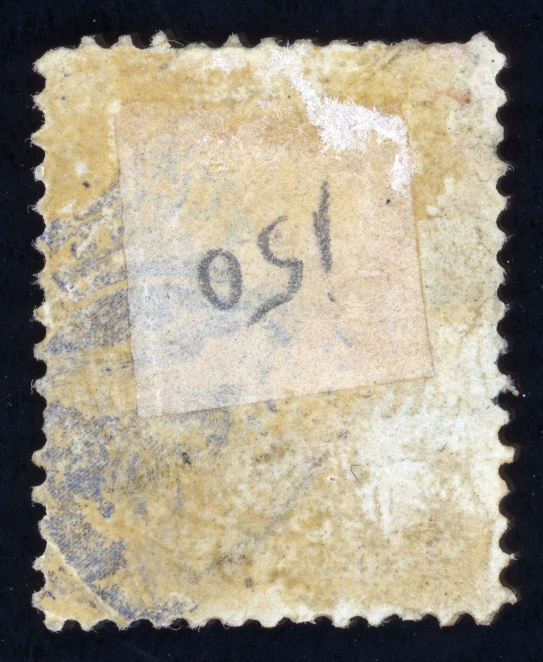 US Scott 150 Used 10c brown Thomas Jefferson, w/o Grill Lot Y602 bhmstamps - Image 2 of 2
