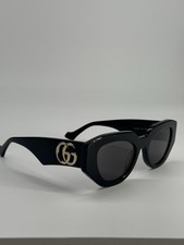 Gucci Black and Gold Sunglasses GG1421S Size 51/20