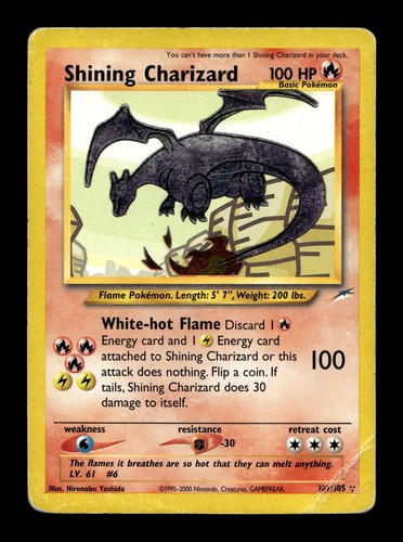 Shining Charizard Neo Destiny #107 (2001) Secret Rare Holo HP Pokemon