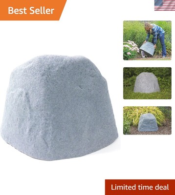 Realistic Textured Landscape Rock Resin - Lightweight & Durable Garden Feature