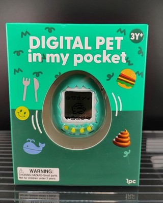Digital Pocket Pet Virtual Toy With Interactive Mini-Games