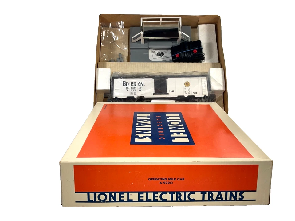1983 Lionel Lines O27 Gauge, Operating Borden Milk Car, #6-9220, Made n USA, MIB - Image 4 of 4