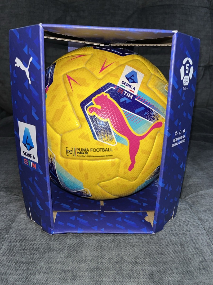 Puma Orbita Serie A FIFA Quality Pro Official Yellow Match Soccer