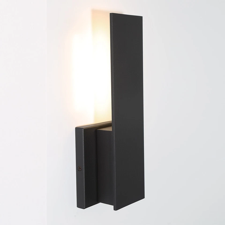 Aplique de pared exterior LED Eurofase Lighting 42707 Annette 12" de alto - plateado Foto 3 de 4