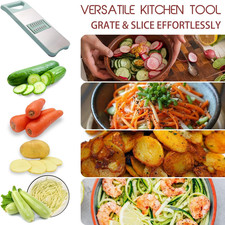 3-Blade Mandoline Slicer for Kitchen,Stainless Steel Slicer Vegetable Cutter,...