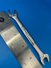 Craftsman Tools Double Open End Wrench 3/8” x 7/16” VV44572 USA S-12-15