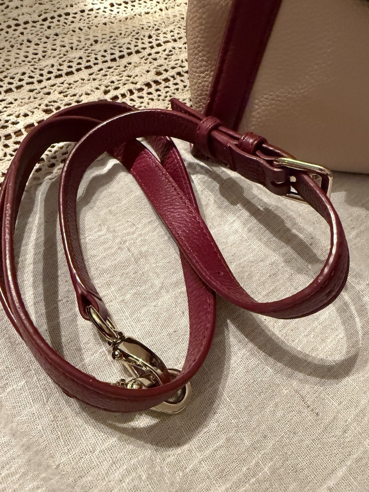 Kate Spade Cobble Hill Adrien Leather Satchel Crossbody Bag tote thumbnail 2