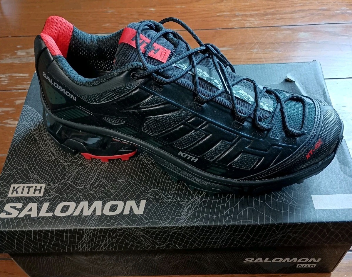 Kith x Salomon XT-4K | Size 9.5 M | Black/Fiery Red | | eBay Kith x Salomon XT-4K | Size 9.5 M | Black/Fiery Red | | eBay