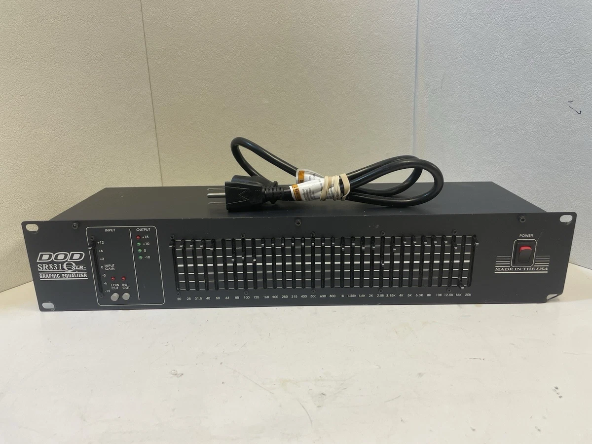 DOD グラフィックイコライザー×2　電源ディストリビューター　ラックセット DOD グラフィックイコライザー×2 電源ディストリビューター ラック