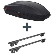 Dachbox G3 Spark 320 + Dachträger Menabo Sherman für Chevrolet Cruze Kombi NP