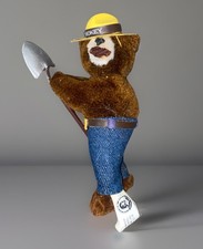 1979 Smokey Bear Squeeze Clip-on Plush Shovel...