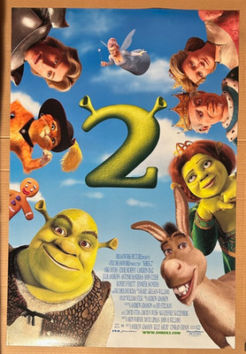 Shrek 2 (2004) Original 27x40 Rolled DS Movie Poster