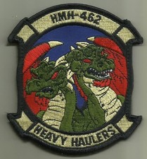 HMH-462 HEAVY HAULERS USMC PATCH MARINE CORPS CH-53E Super HELICOPTER SQ PILOT