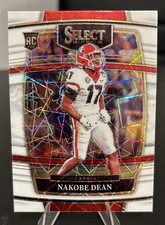 Nakobe Dean 2022 Panini Select DP White Lazer Concourse Rookie Georgia #37