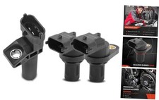 3-PC Engine Camshaft Crankshaft Position Sensor Compatible with Mercedes-Benz