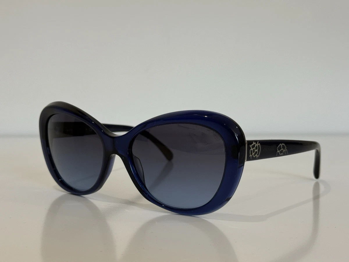 CHANEL Blue Plastic Frame Sunglasses for Women for sale | eBay