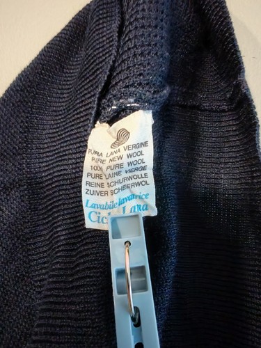 Navy Jumper Pullover Army Utility Thermal Sweater XL Mey & Edlich Italy Wool Aga - Picture 11 of 13