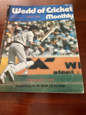 AUSTRALIA NEW ZEALAND 1977 CRICKET MAGAZINE