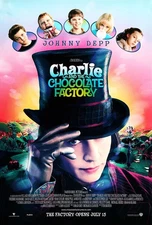 CHARLIE AND THE CHOCOLATE FACTORY (2005) Original Rolled DS Movie Poster