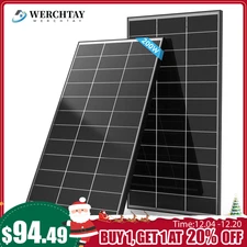 200W Bifacial Solar Panel 12V Solar Battery Home PV Off-Grid Boat Solar Power RV
