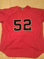 Mississippi Braves AA Game Worn USED Jersey #52 Atlanta Braves MILB Sz 50 Mlb