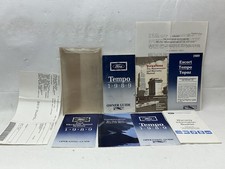1989 Ford Tempo Original Owners Guide / Manua...
