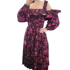 Ulla Johnson Caprice Dress 0 Farmhouse Wedding Party Cottagecore Cocktail Retro