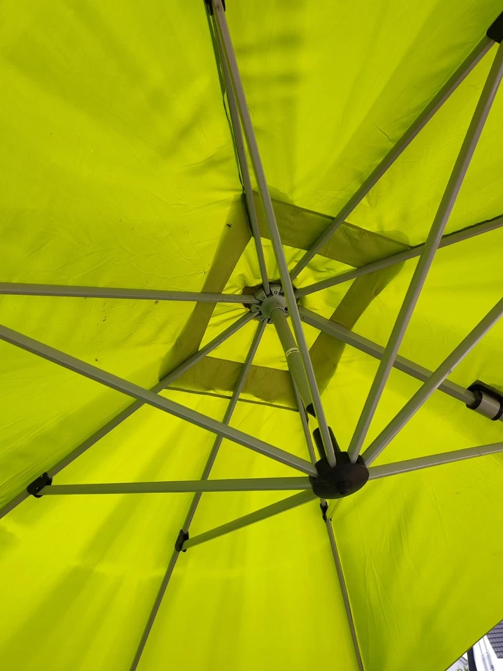 Doppler Multifunktionaler Active Pendelschirm 350x260cm Ampelschirm Lindgrün - Bild 4 von 4