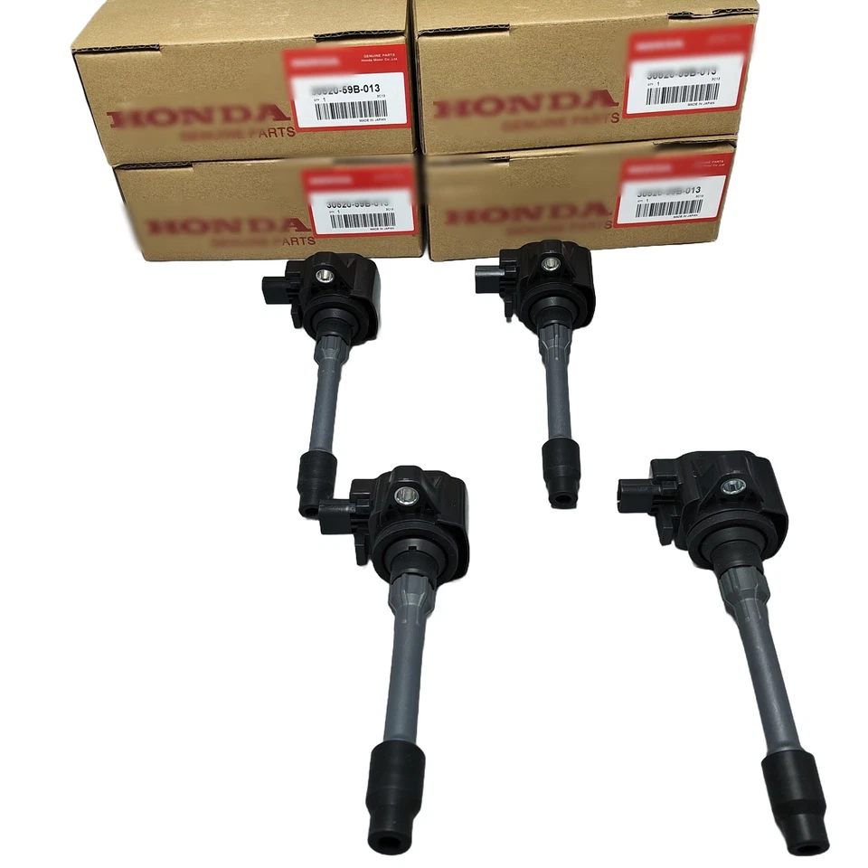NEW 4X OEM Ignition Coil For Honda Accord Civic CRV Acura UF781 3052059B013 US Foto 2 de 4